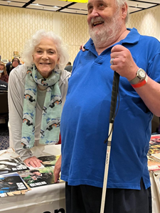 Linda Thorson and Wes Britton